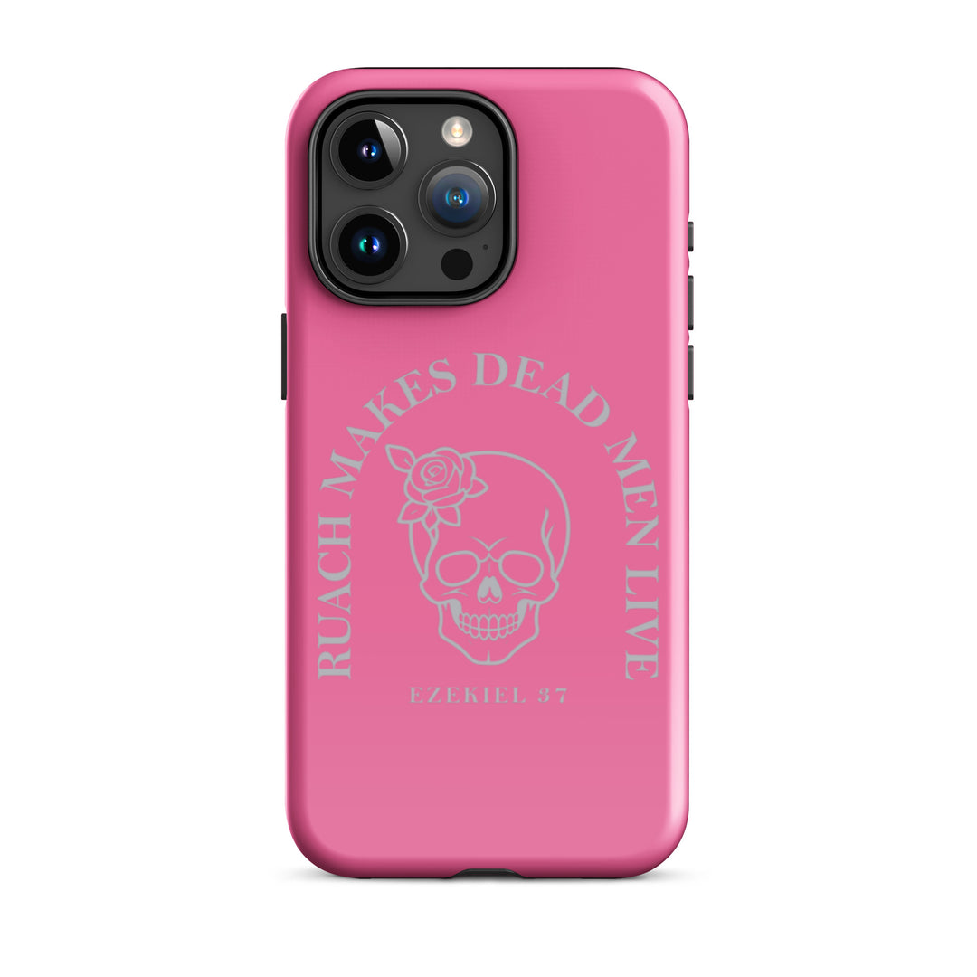 Christian Phone Case Ruach Makes Dead Men Live Pink for iPhone® iPhone® Phone Cases Glossy iPhone 15 Pro Max 