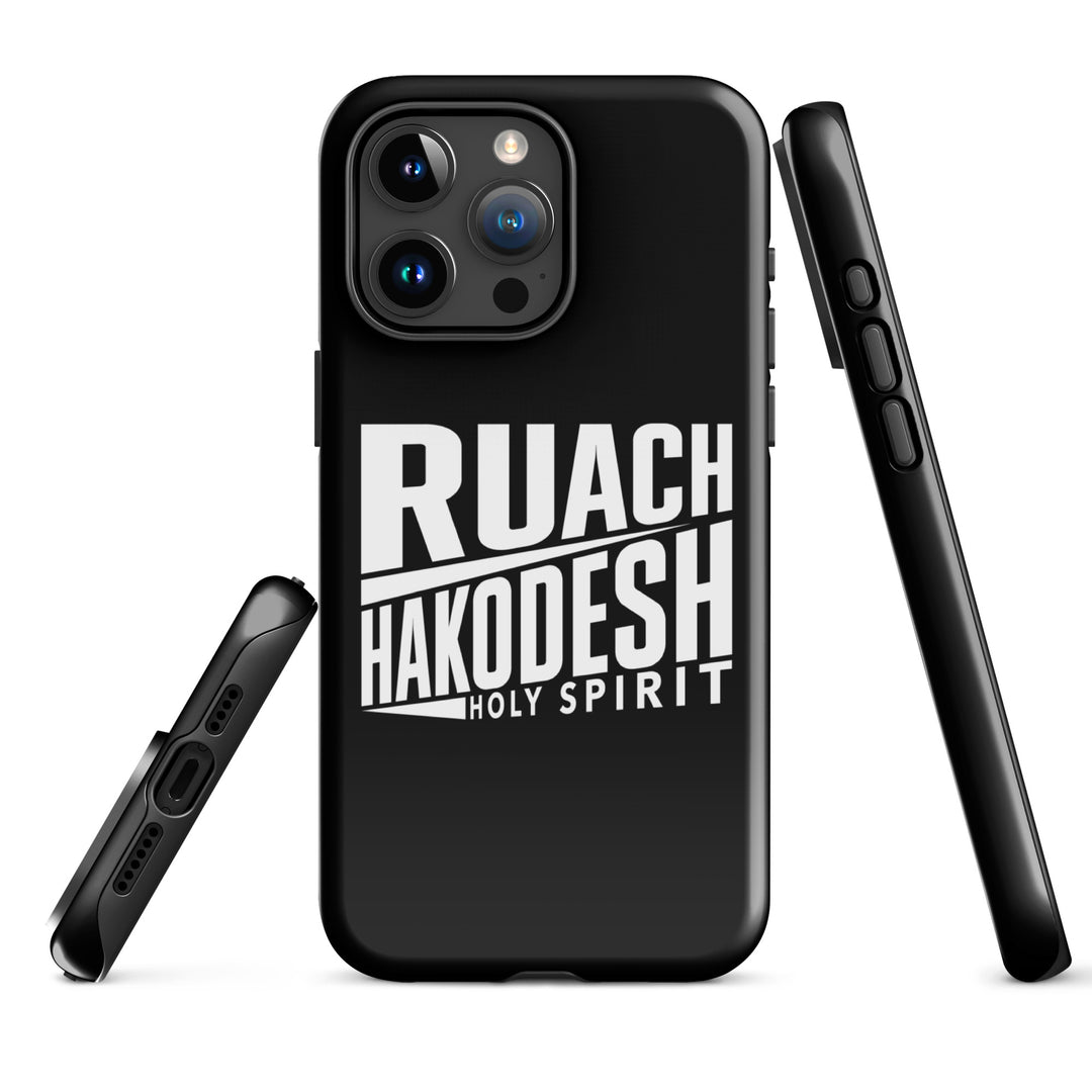 Christian Phone Case Ruach Hakodesh Holy Spirit Black for iPhone® iPhone® Phone Cases   