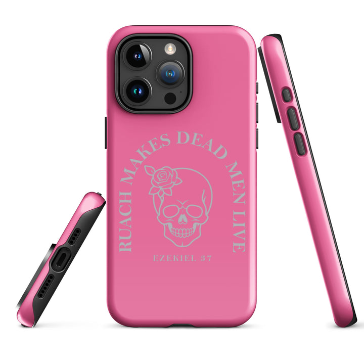 Christian Phone Case Ruach Makes Dead Men Live Pink for iPhone® iPhone® Phone Cases   