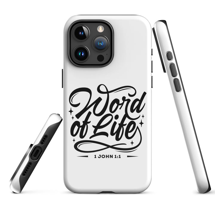 Christian Phone Case Word of Life White for iPhone® iPhone® Phone Cases   