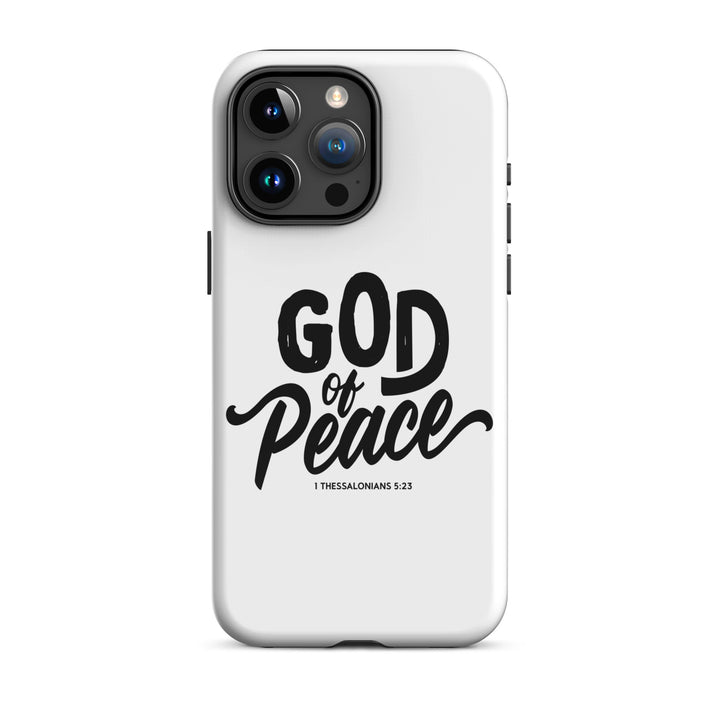 Christian Phone Case God of Peace White for iPhone® iPhone® Phone Cases Glossy iPhone 15 Pro Max 