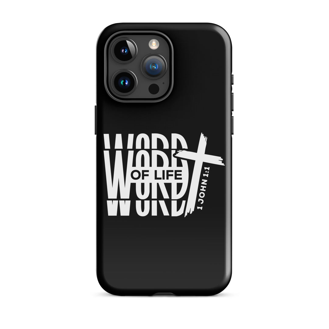 Christian Phone Case Word of Life Black for iPhone® iPhone® Phone Cases Glossy iPhone 15 Pro Max 