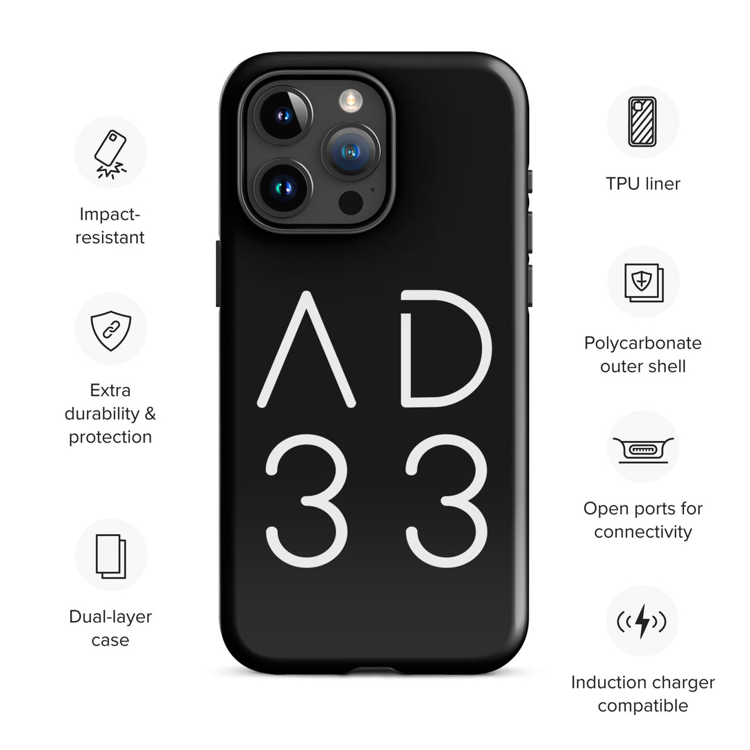 Christian Phone Case AD 33 Black for iPhone® iPhone® Phone Cases   