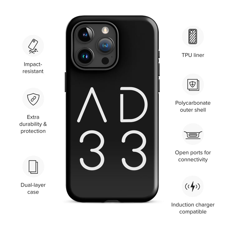 Christian Phone Case AD 33 Black for iPhone® iPhone® Phone Cases   