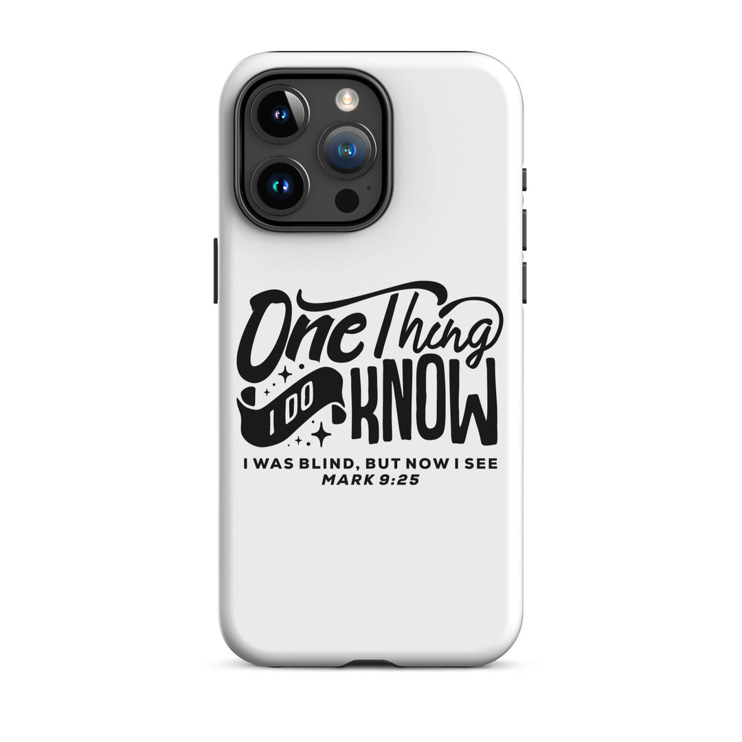 Christian Phone Case Now I See White for iPhone® iPhone® Phone Cases Glossy iPhone 15 Pro Max 