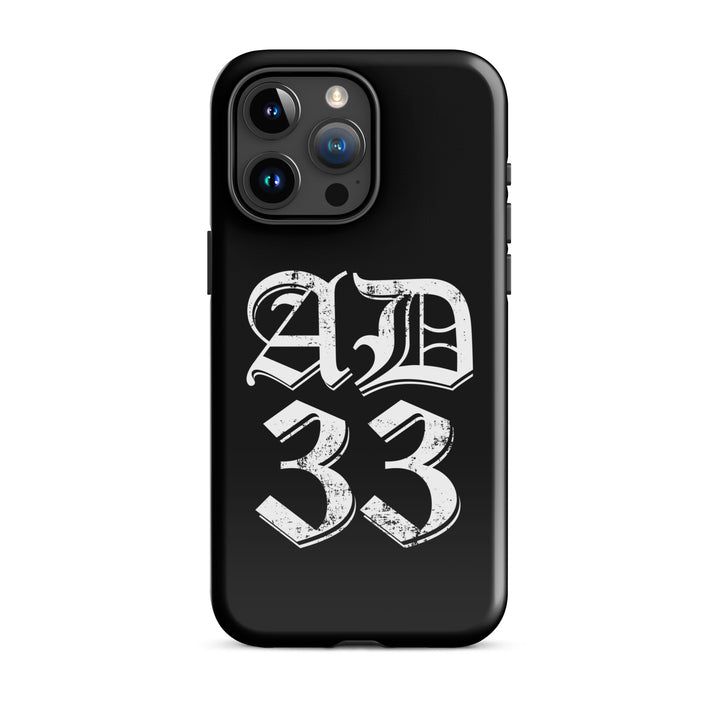 Christian Phone Case AD 33 Old English Black for iPhone® iPhone® Phone Cases Glossy iPhone 15 Pro Max 