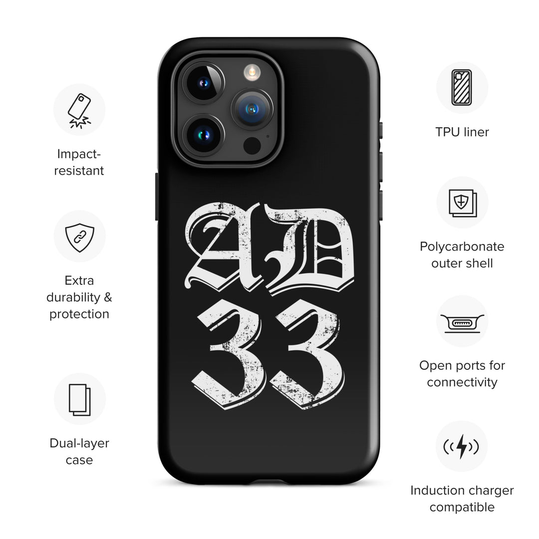 Christian Phone Case AD 33 Old English Black for iPhone® iPhone® Phone Cases   