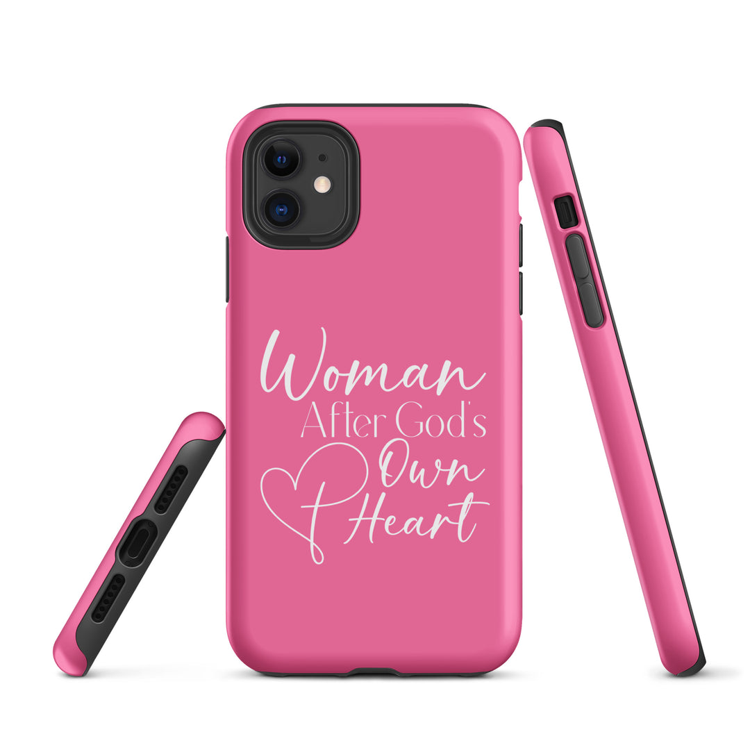 Christian Phone Case Woman After God's Heart Pink for iPhone® iPhone® Phone Cases   