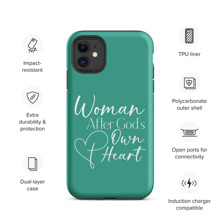 Christian Phone Case Woman After God's Heart for iPhone® iPhone® Phone Cases   