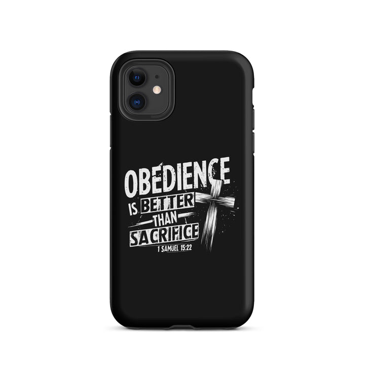 Christian Phone Case Obedience Is Better for iPhone® iPhone® Phone Cases Matte iPhone 11 