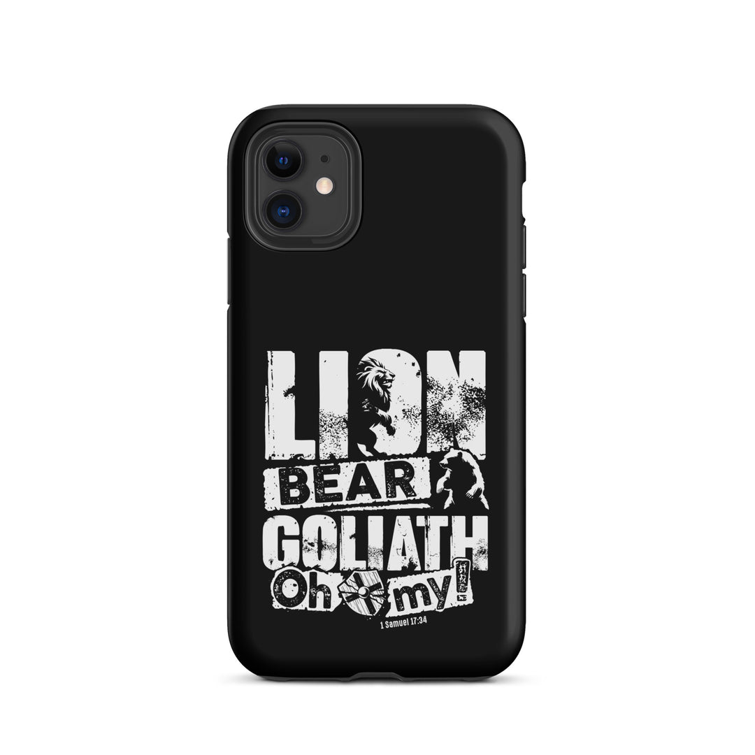 Christian Phone Case Lion Bear Goliath for iPhone® iPhone® Phone Cases Matte iPhone 11 