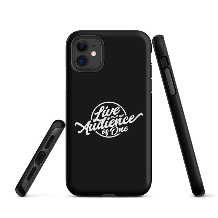 Christian Phone Case Audience of One Black for iPhone® iPhone® Phone Cases   