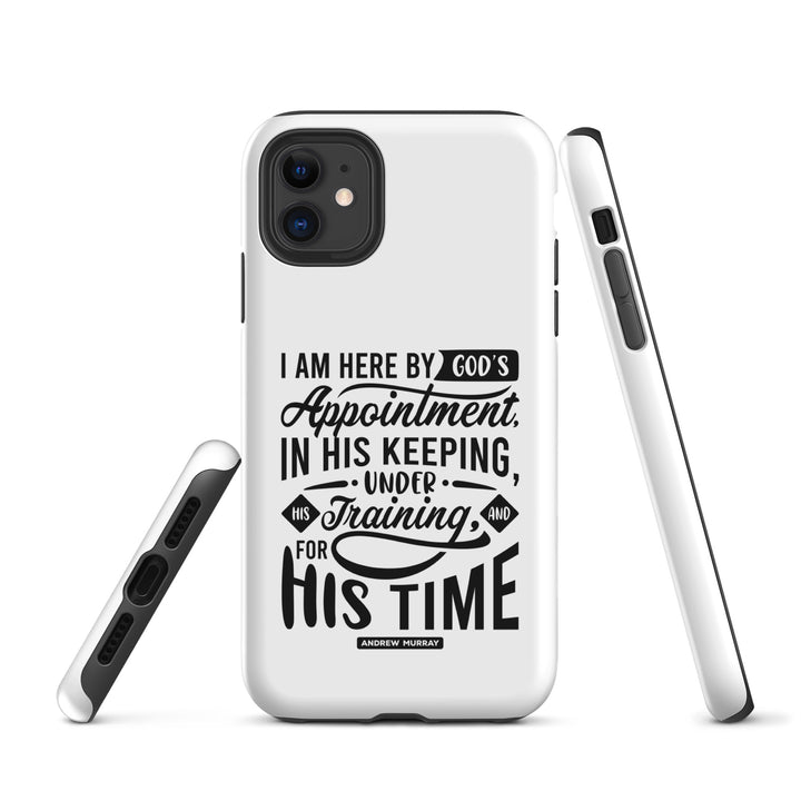 Christian Phone Case His Time White for iPhone® iPhone® Phone Cases   