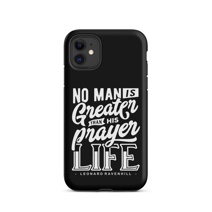 Christian Phone Case Prayer Life Black for iPhone® iPhone® Phone Cases Matte iPhone 11 