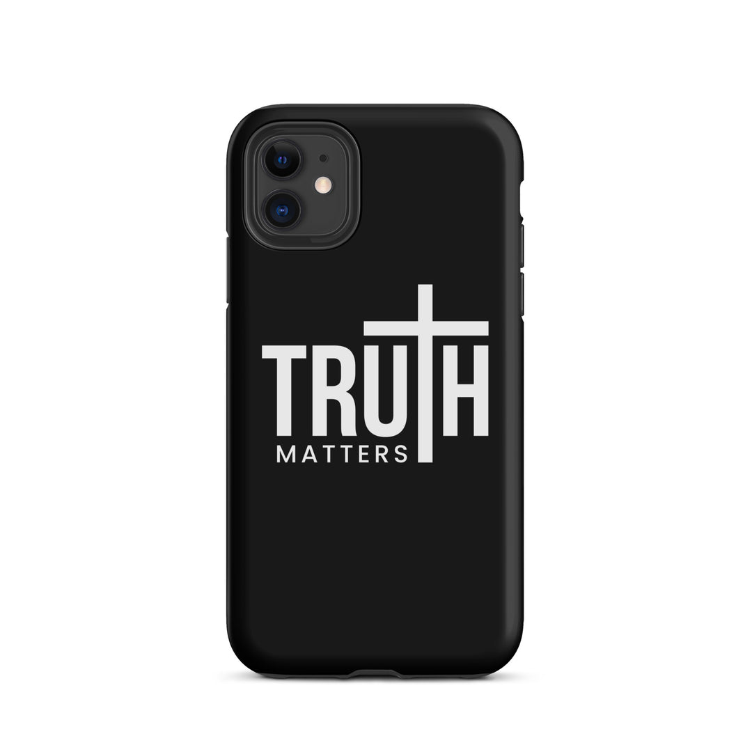 Christian Phone Case Truth Matters Black for iPhone® iPhone® Phone Cases Matte iPhone 11 