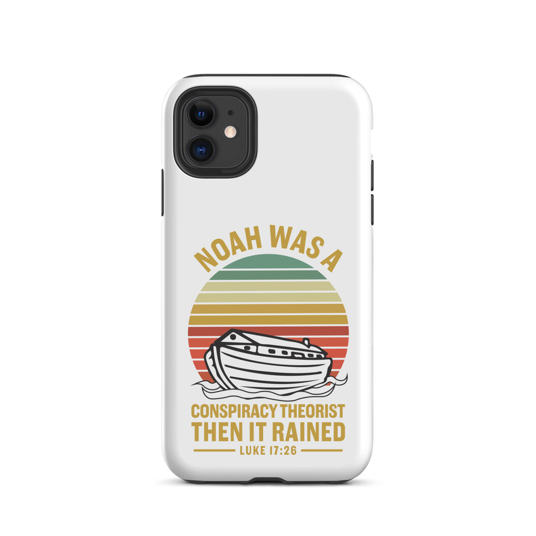 Christian Phone Case Noah Conspiracy White for iPhone® iPhone® Phone Cases Matte iPhone 11 