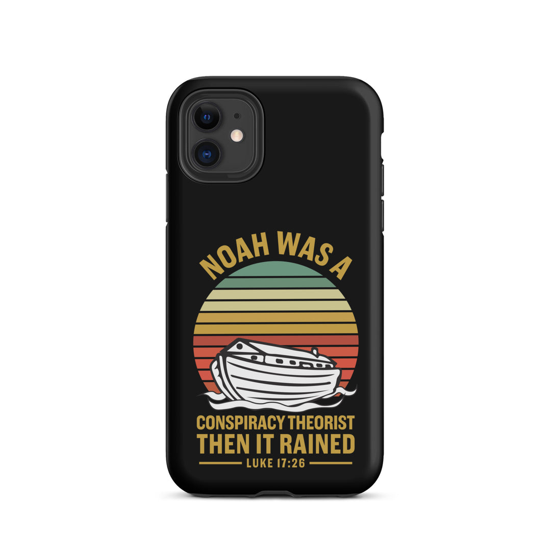 Christian Phone Case Noah Conspiracy Black for iPhone® iPhone® Phone Cases Matte iPhone 11 