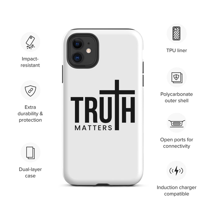 Christian Phone Case Truth Matters White for iPhone® iPhone® Phone Cases   