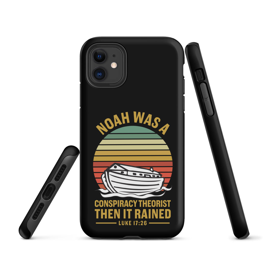 Christian Phone Case Noah Conspiracy Black for iPhone® iPhone® Phone Cases   