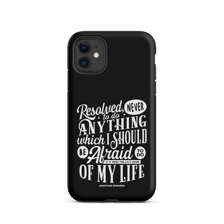 Christian Phone Case Last Hour Black for iPhone® iPhone® Phone Cases Matte iPhone 11 