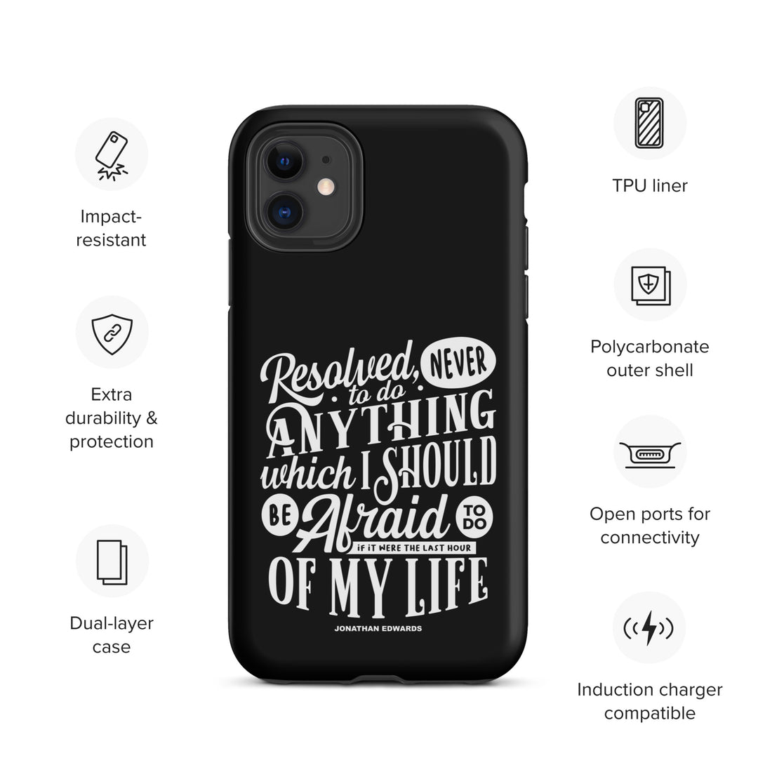 Christian Phone Case Last Hour Black for iPhone® iPhone® Phone Cases   