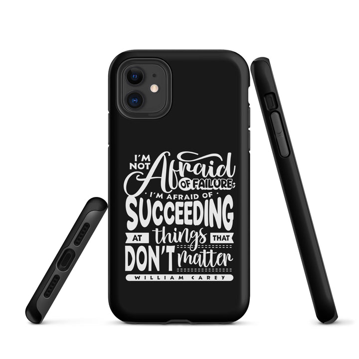 Christian Phone Case Things That Matter Black for iPhone® iPhone® Phone Cases   