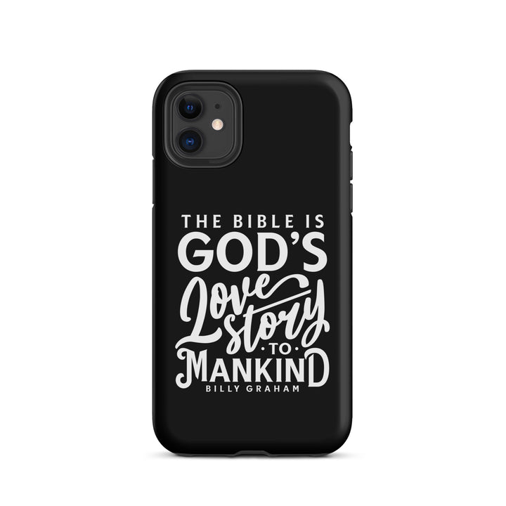 Christian Phone Case God's Love Story Black for iPhone® iPhone® Phone Cases Matte iPhone 11 