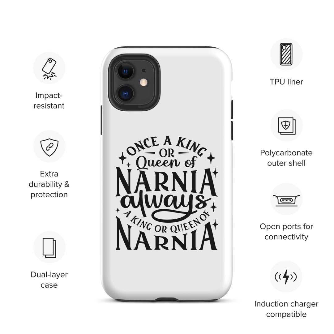 Christian Phone Case King or Queen Narnia White for iPhone® iPhone® Phone Cases   