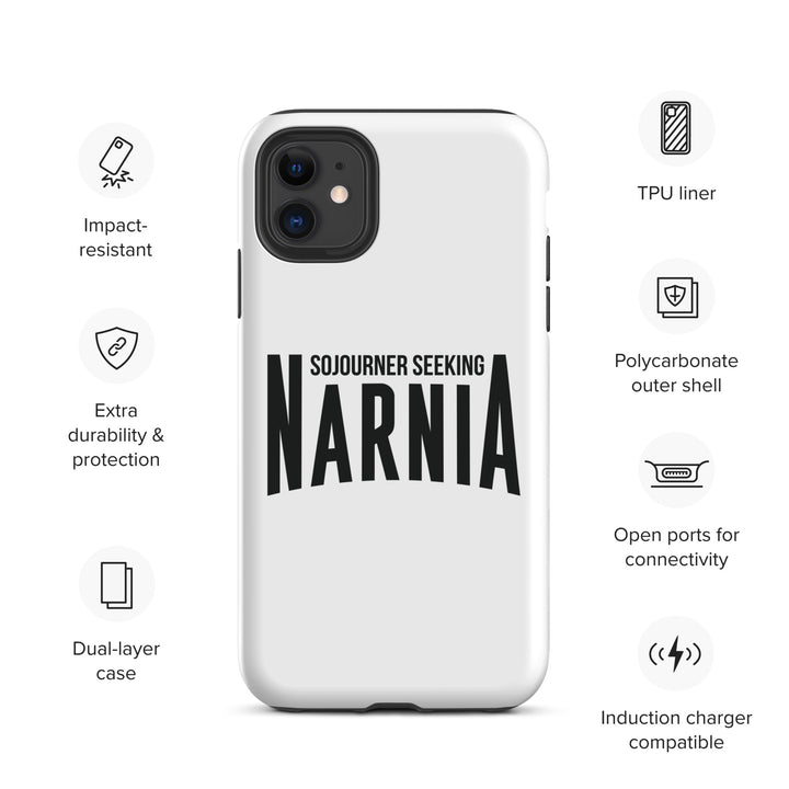 Christian Phone Case Sojourner Seeking Narnia White for iPhone® iPhone® Phone Cases   