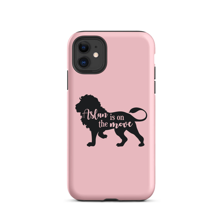 Christian Phone Case Aslan Is On Move Pink for iPhone® iPhone® Phone Cases Matte iPhone 11 