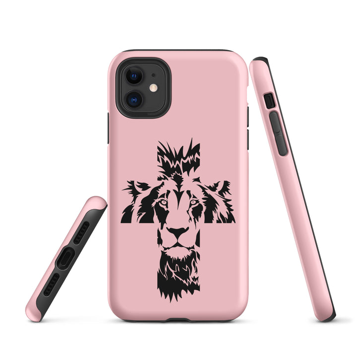 Christian Phone Case Aslan Cross Pink for iPhone® iPhone® Phone Cases   