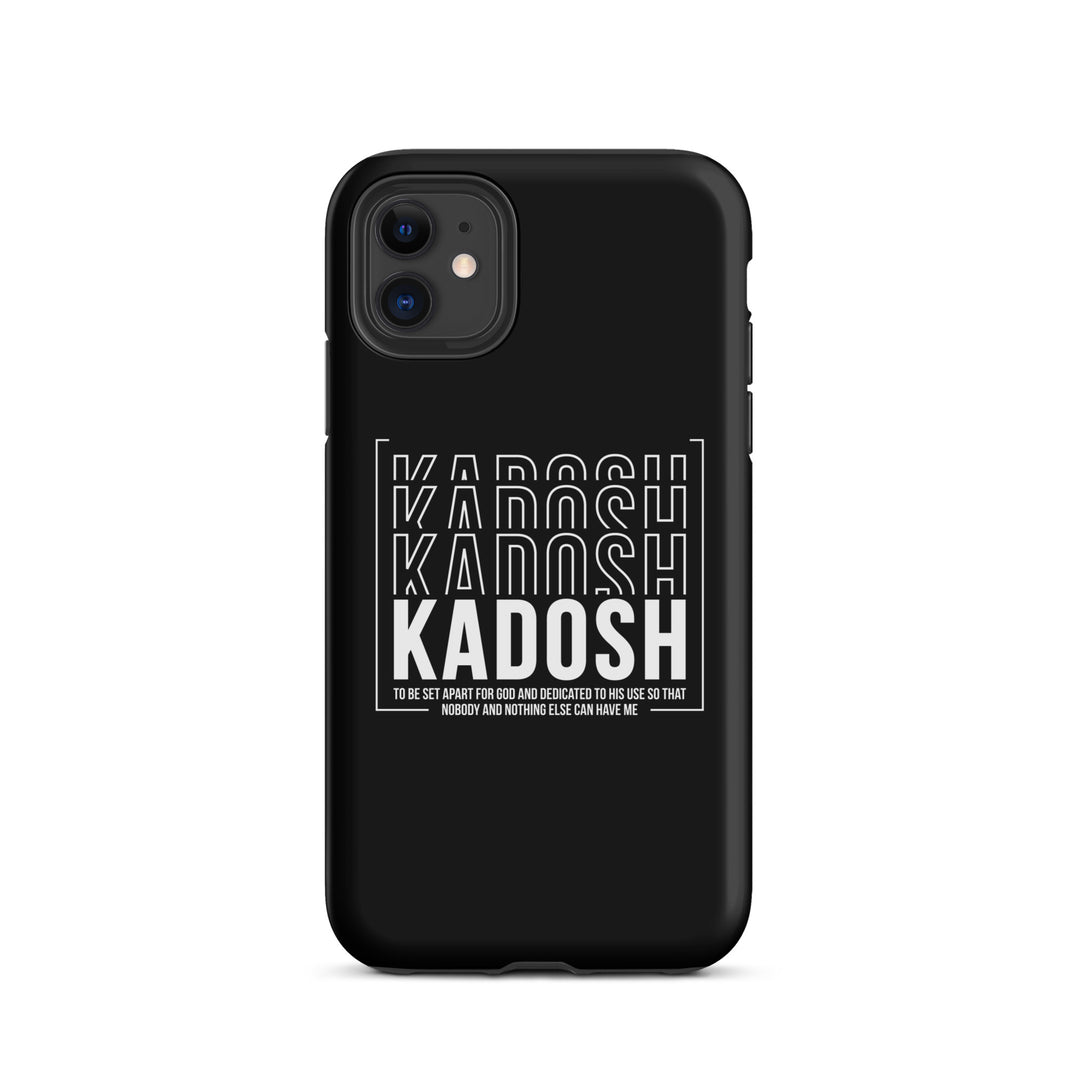 Christian Phone Case Kadosh Dedicated To His Use Black for iPhone® iPhone® Phone Cases Matte iPhone 11 