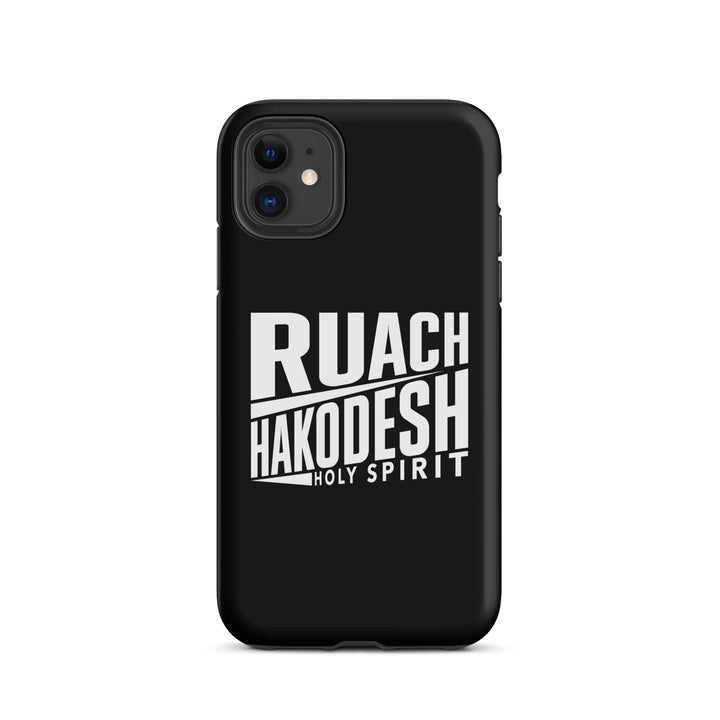 Christian Phone Case Ruach Hakodesh Holy Spirit Black for iPhone® iPhone® Phone Cases Matte iPhone 11 