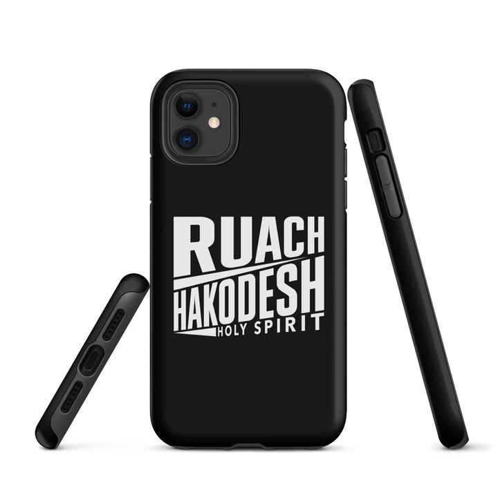 Christian Phone Case Ruach Hakodesh Holy Spirit Black for iPhone® iPhone® Phone Cases   