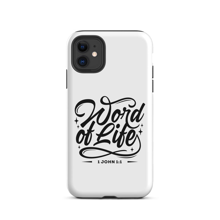 Christian Phone Case Word of Life White for iPhone® iPhone® Phone Cases Matte iPhone 11 