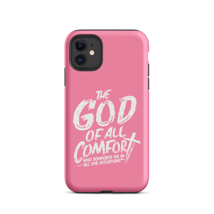 Christian Phone Case God of All Comfort Pink for iPhone® iPhone® Phone Cases Matte iPhone 11 