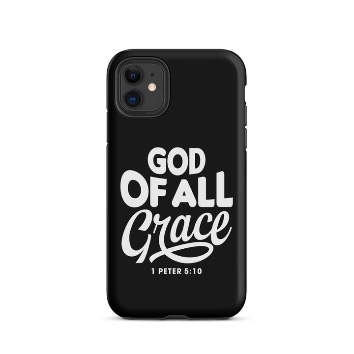 Christian Phone Case God of All Grace Black for iPhone® iPhone® Phone Cases Matte iPhone 11 