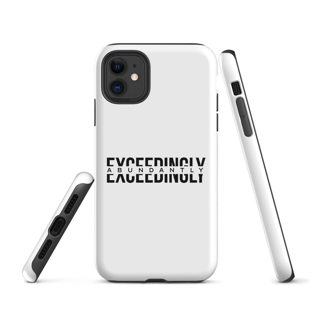 Christian Phone Case Exceedingly Abundantly White for iPhone® iPhone® Phone Cases   