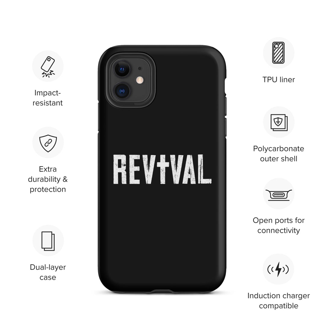 Christian Phone Case Revival Black for iPhone® iPhone® Phone Cases   