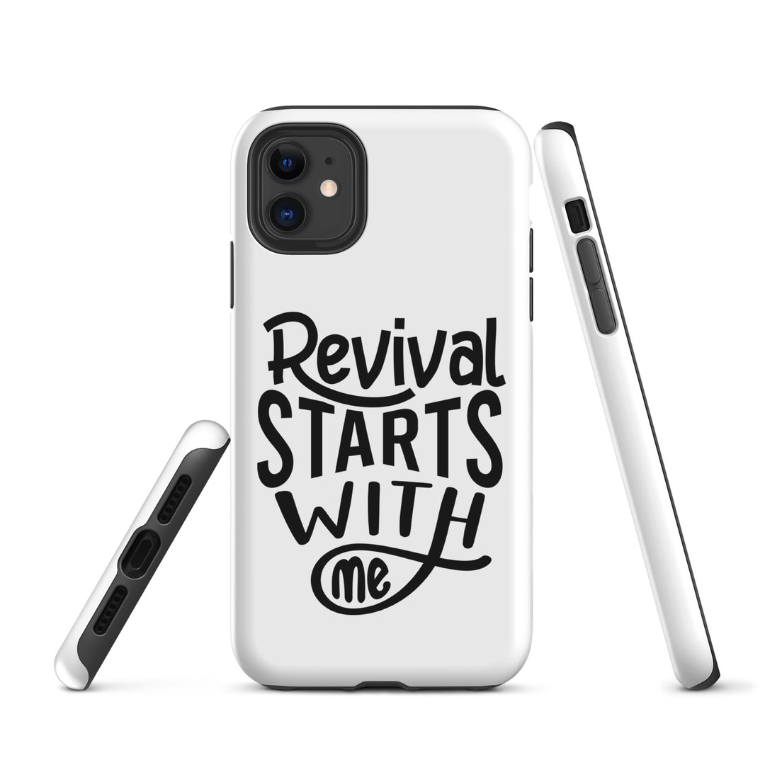 Christian Phone Case Revival Starts With Me White for iPhone® iPhone® Phone Cases   