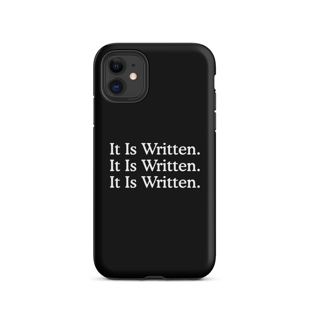 Christian Phone Case It Is Written Black for iPhone® iPhone® Phone Cases Matte iPhone 11 