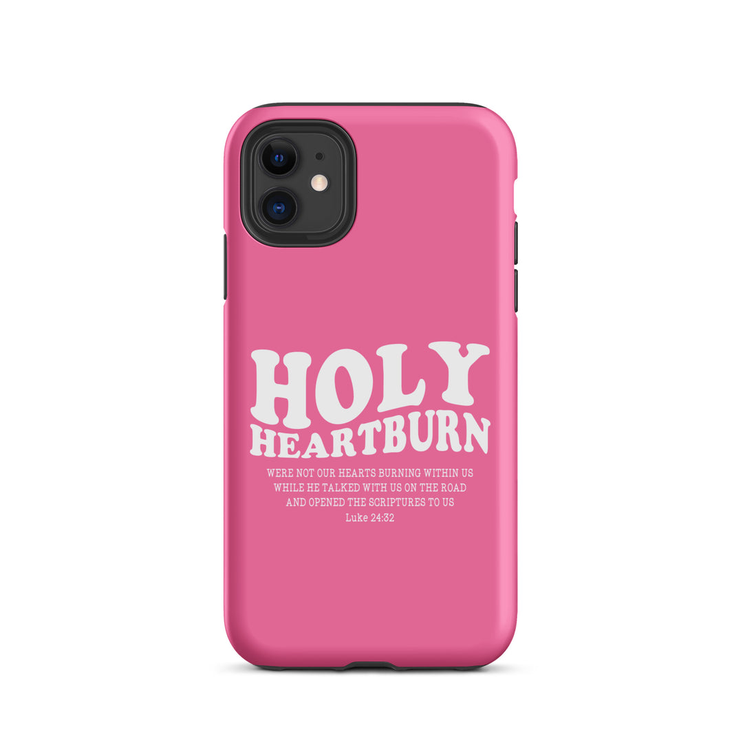 Christian Phone Case Holy Heartburn Pink  for iPhone® iPhone® Phone Cases Matte iPhone 11 