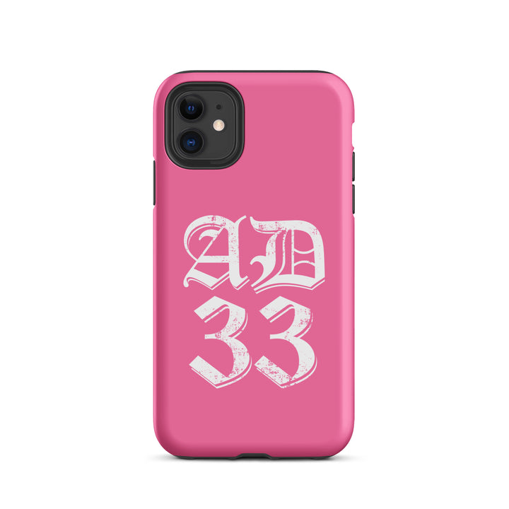 Christian Phone Case AD 33 Old English Pink for iPhone® iPhone® Phone Cases Matte iPhone 11 