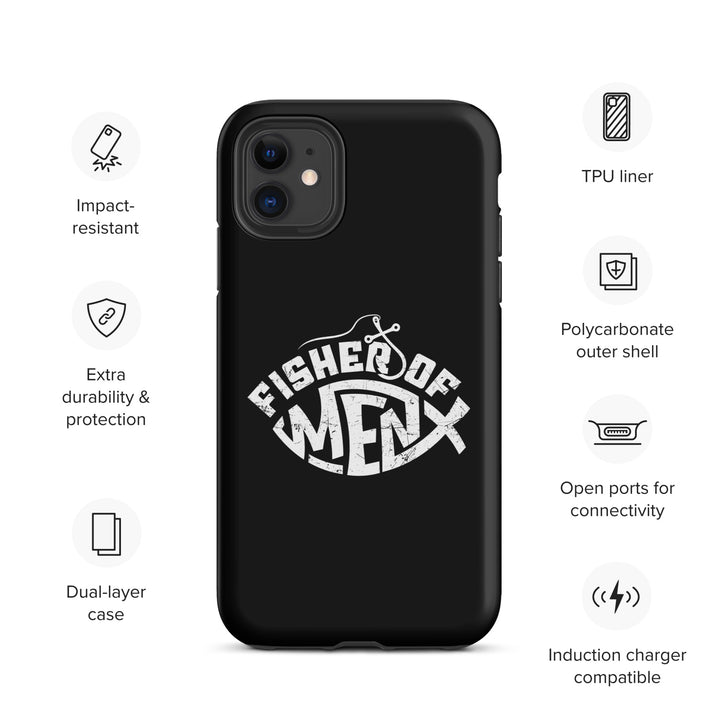 Christian Phone Case Fisher of Men Black for iPhone® iPhone® Phone Cases   