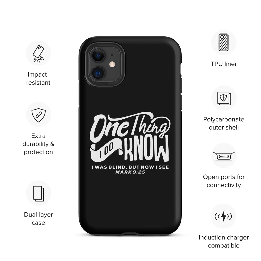 Christian Phone Case Now I See Black for iPhone® iPhone® Phone Cases   