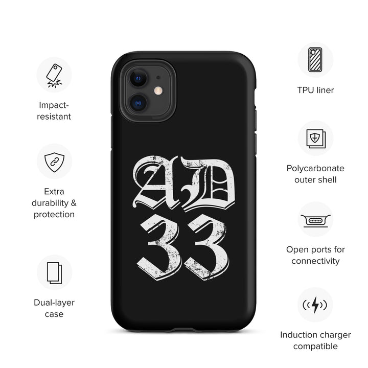 Christian Phone Case AD 33 Old English Black for iPhone® iPhone® Phone Cases   