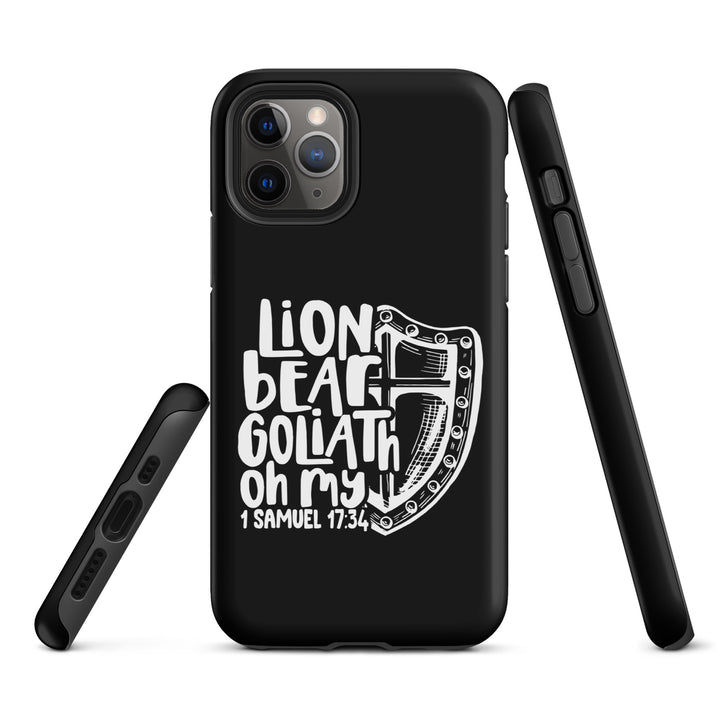 Christian Phone Case Lion Bear Goliath Oh My for iPhone® iPhone® Phone Cases   