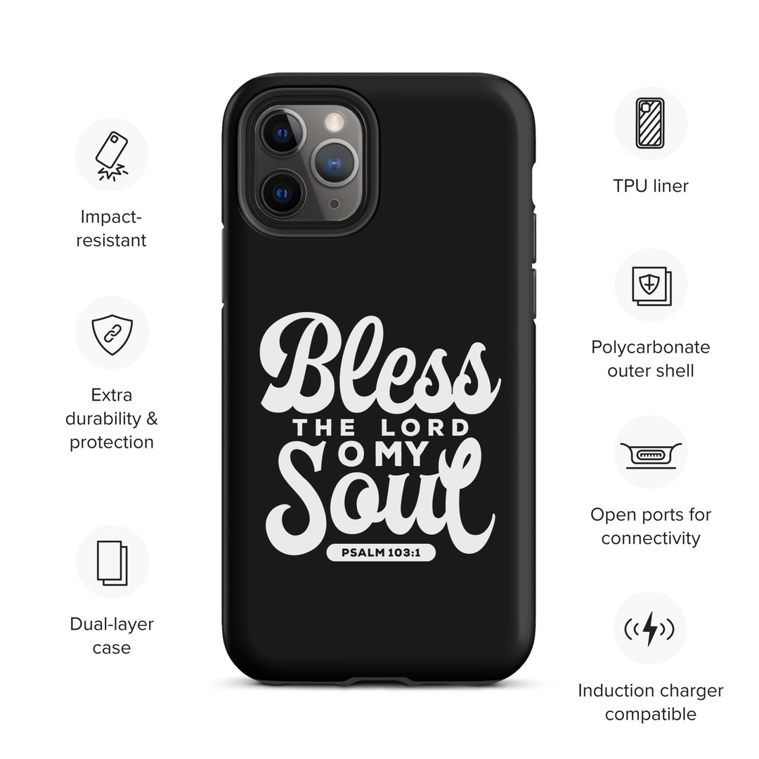 Christian Phone Case Bless The Lord Tough for iPhone® iPhone® Phone Cases   