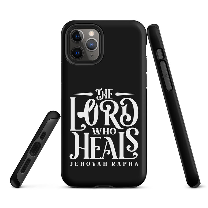 Christian Phone Case The Lord Who Heals Black for iPhone® iPhone® Phone Cases   