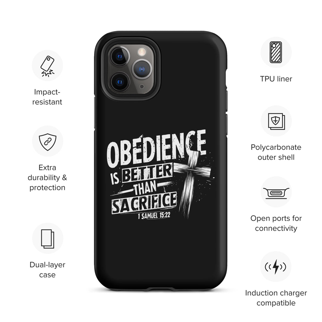 Christian Phone Case Obedience Is Better for iPhone® iPhone® Phone Cases   